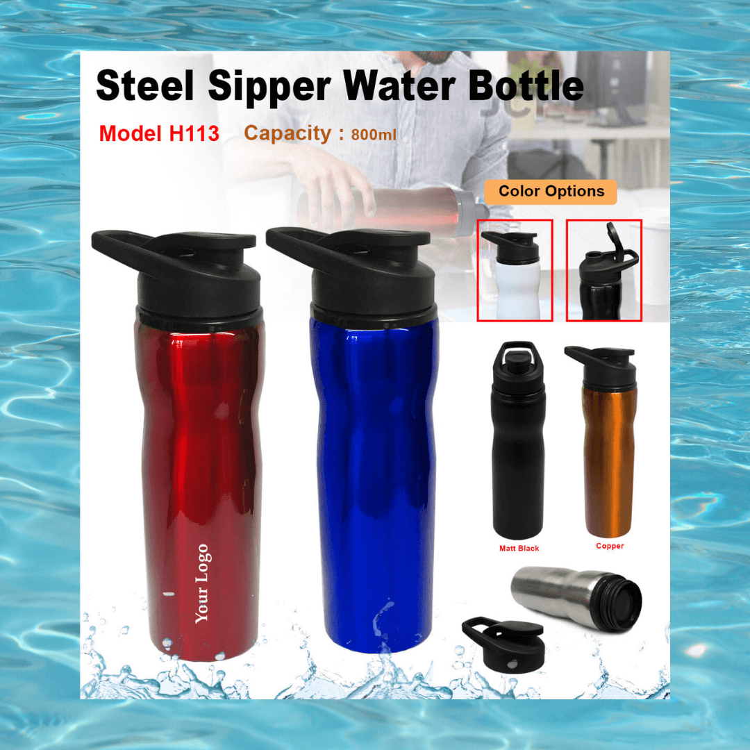 Steel Sipper Water Bottle 113