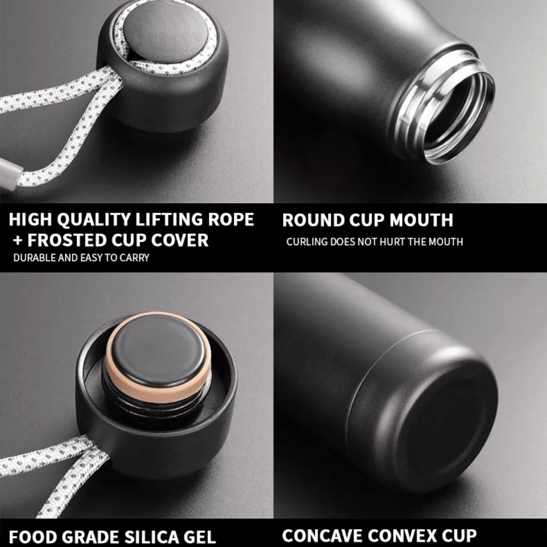 Steel Hot & Cold Vacuum Flask H-412