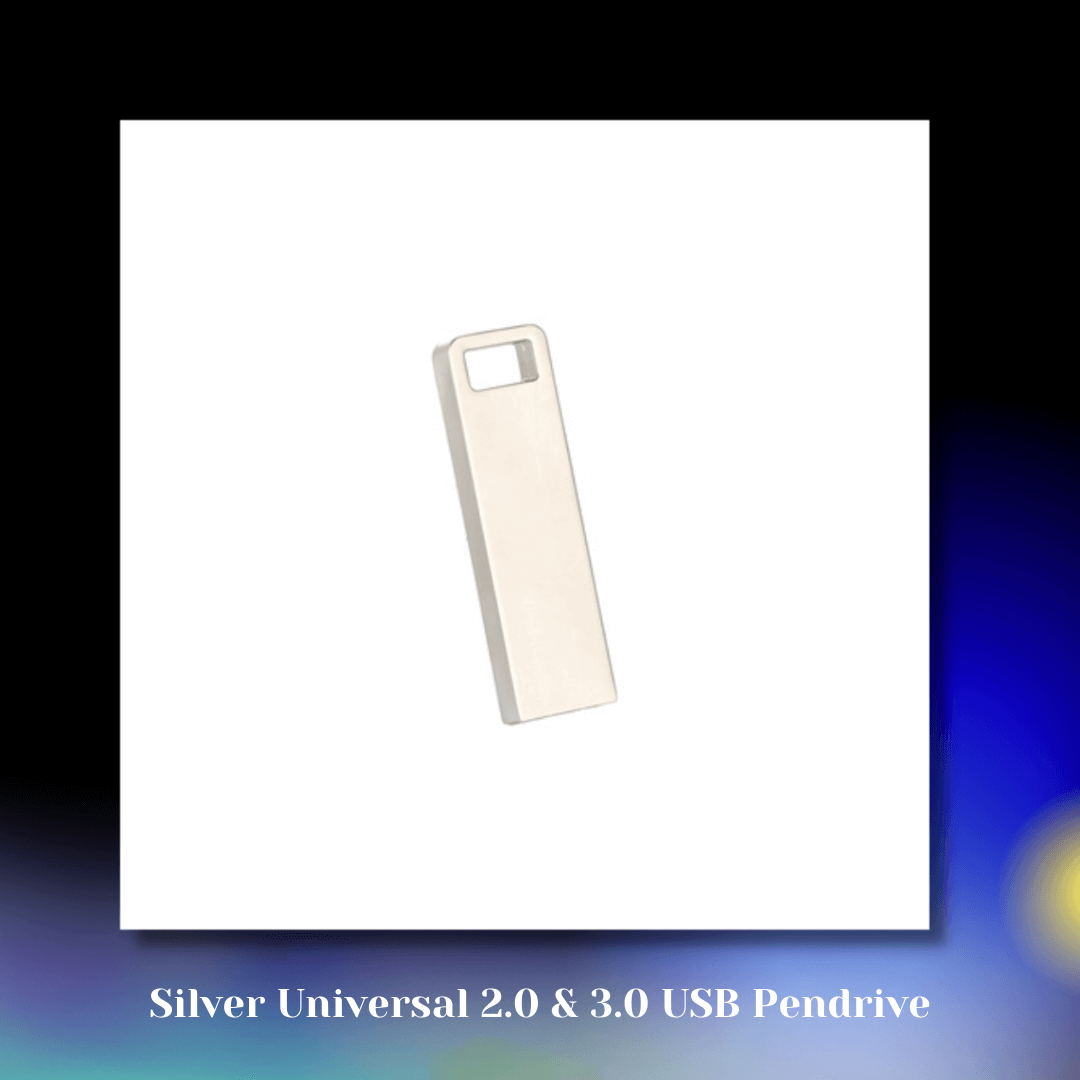 Silver Universal 2.0 & 3.0 USB Pendrive