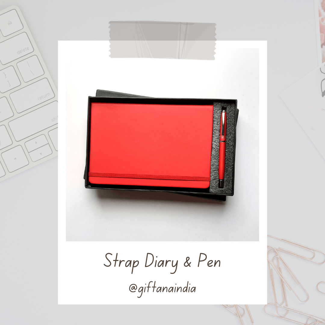 Strap Diary and Pen
