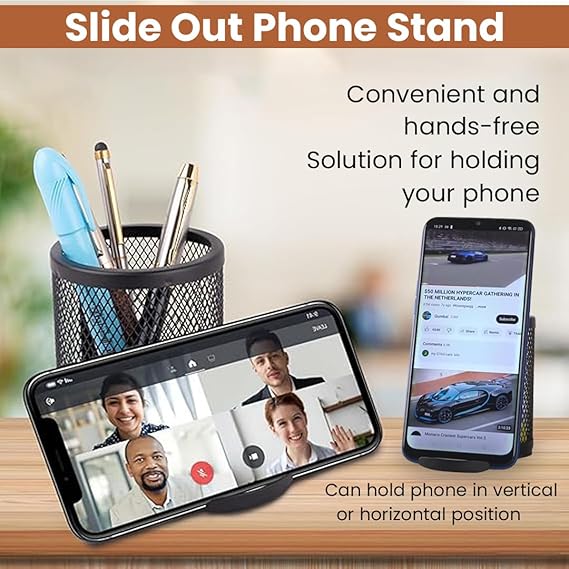Corporate Personalized Gift – Pen Stand with Mobile Holder