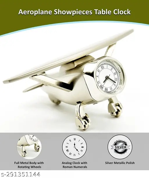 Stylish Aeroplane Clock – Perfect Personalized Corporate Gift